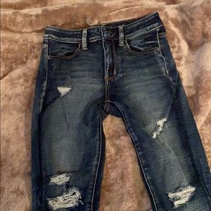 Dark Wash American Eagle Skinny Jeans